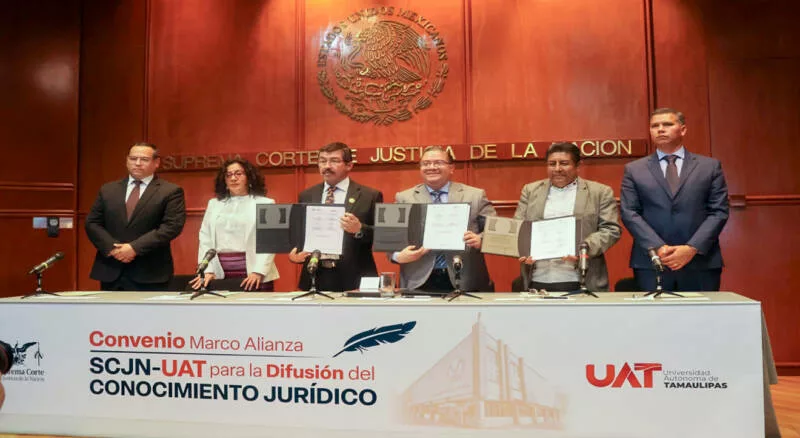 UAT y SCJN firman alianza para la difusión del conocimiento jurídico