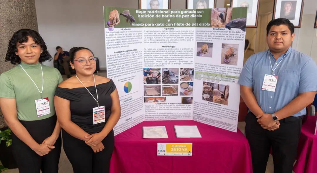 Estudiantes de la UAT transforman plaga en alimentación animal de alto valor nutricional
