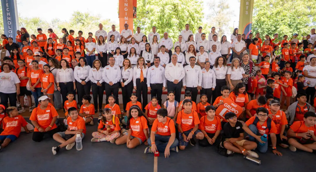 Inaugura el rector Dámaso Anaya campamento científico infantil de la UAT en el Campus Victoria