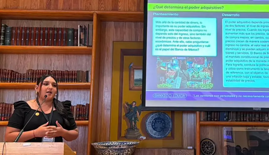 Destaca alumna de la UAT en proyecto de Banxico