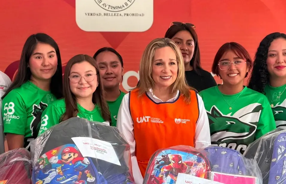 Concluye Familia UAT la colecta de útiles escolares “Impulsando Corazones 2026”