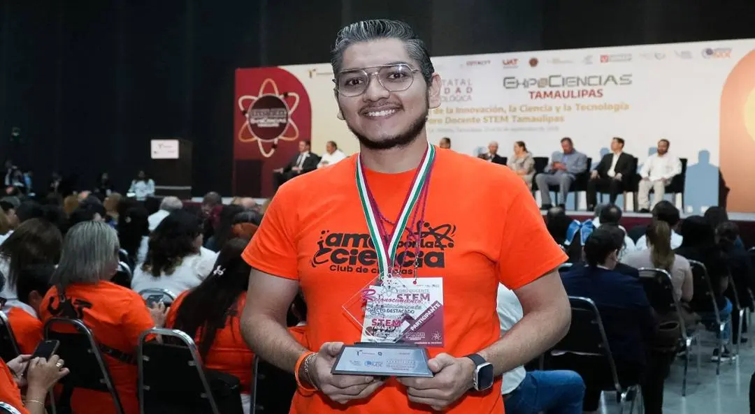 Docente de la UAT gana acreditación de la NASA tras triunfar en el Foro Estatal STEM