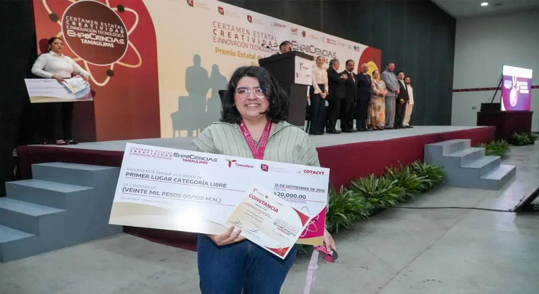 Egresada de la UAT diseña material biodegradable para purificar agua a bajo costo